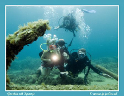 We had a lot of fun when we made this picture at a depth ... by John De Jong 